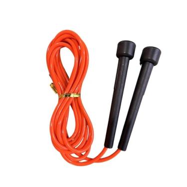 Imagem de YIJU Corda de pular silenciosa para treinamento, exercícios, condicionamento físico e jogo escolar, Laranja