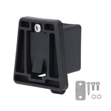 Imagem de Bloco de transporte dianteiro de bicicleta reforçado PA66 fibra de vidro adaptador de suporte de bolsa para bicicleta dobrável Brompton peça de ciclismo durável leve acessório de (Preta)