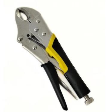 Imagem de Alicate De Pressão De Cabo Emborrachado de 10" Mordente Curvo Profissi