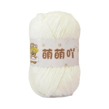 Imagem de Fio De Veludo Chenille 50g Para Tricô Manual, Crochê, Suéter, Cachecol