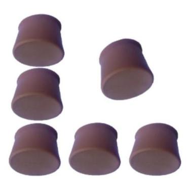 Imagem de Kit 4 Ponteira De Silicone Flexível Pé Mesa 8,5Cm 9Cm 9,5Cm - Geoprote