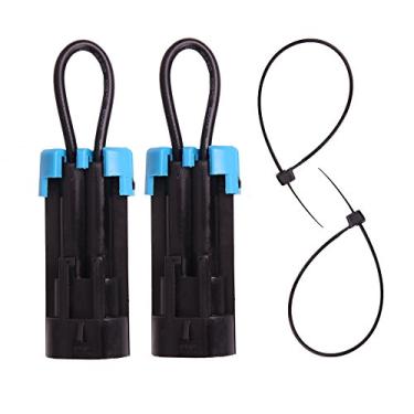 Imagem de Cinto de segurança Bypass para Polaris RZR Ranger 570-1000 XP General Harness Override para Can Am Defender Commander 1000 Maverick X3 Bypass Connector Plug AccessoriesXislet preto XZWH002-2PCS