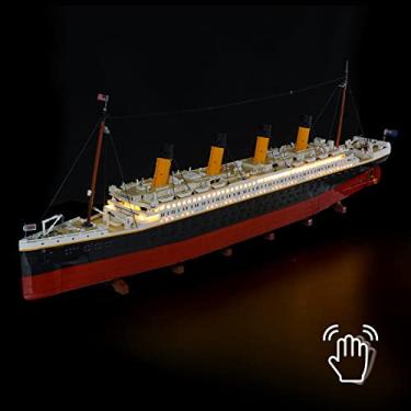 Imagem de GEAMENT LED Light Kit Compatible with Lego Titanic - Lighting Set for Creator 10294 Building Model (Lego Set Not Included)