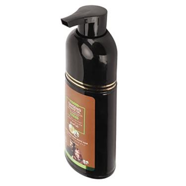 Imagem de Shampoo Coloração, Shampoo Coloração Rápida 400ml Extrato de Planta Marrom Hidratante 3 Em 1 Reparação Capilar para Uso Familiar para o Dia a Dia