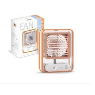 Imagem de Mini Ventilador De Mesa Spray de Água Névoa Portátil com LED - Pulveri