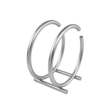 Imagem de Spectrum Diversified Porta-guardanapos redondo europeu, níquel acetinado, número do modelo: 50278