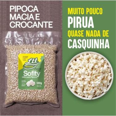 Imagem de Milho de pipoca branco 500g - lttalimentos