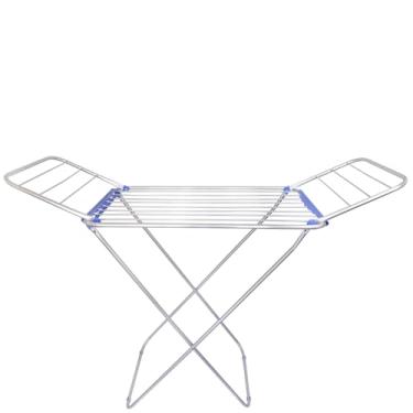 Imagem de Varal De Chão Grande Em Alumínio Reforçado 150cm Apartamento