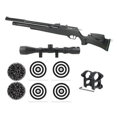 Imagem de Carabina Pcp Artemis T-rex 5.5 Com Vr Luneta 3-9x40 Itens