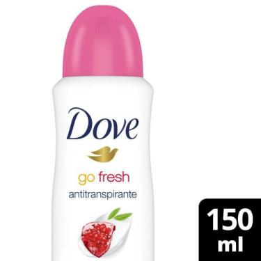 Imagem de Desodorante Antitranspirante Aerosol Dove Go Fresh Romã e Verbena 150m