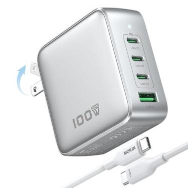 Imagem de Carregador imokin 100W USB C Estação de carregamento GaN de 4 portas