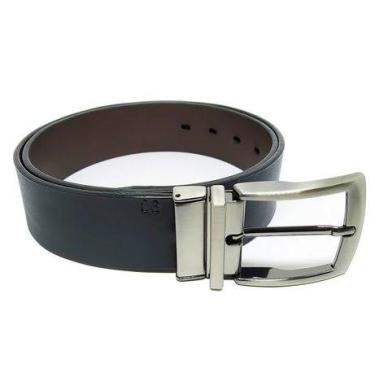 Imagem de Cinto Masculino Importado Dupla Face Preto e Marrom 110 até 130 cm, 13
