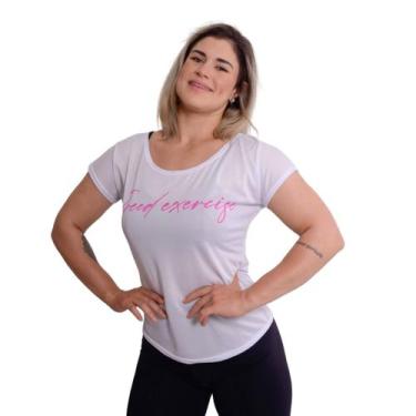 Imagem de Blusa Feminina Dry Estampada Academia Treino Moda Fitness - FR Moda Fi