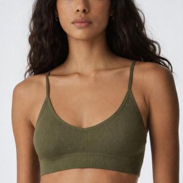 Imagem de Top Básico Hering Sem costura, Hrg1h, Verde, G