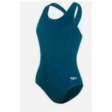 Imagem de Maiô ClipBack - Speedo, Petróleo, M