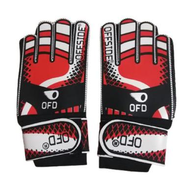 Imagem de Luva de Goleiro Offside Futebol de Campo Adulto, Vermelho, P