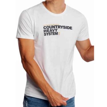 Imagem de Camiseta Sergio K Masculina Countryside System Branca-Masculino
