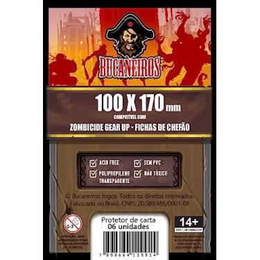 Imagem de Sleeve Customizado para Zombicide: Gear Up - Fichas de Chefão (100 x 170)