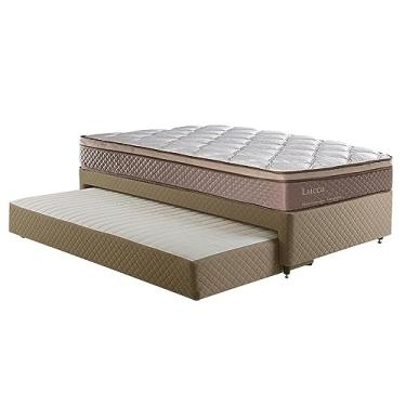 Imagem de Bicama de Solteiro com Cama Auxiliar Herval Lucca, Molas Ensacadas, 66x88x188 cm