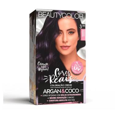Imagem de BEAUTYCOLOR KIT COLORACAO - 3.66 Castanho Purpura