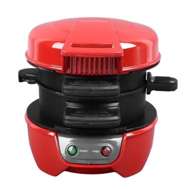 Imagem de Sanduicheira de café da manhã Omelete para Máquina de Sanduíche Máquina de café da manhã Três Em um Máquina de Hambúrguer Grelha Interna Sanduicheiras Prensas Panini (Plugue UE
