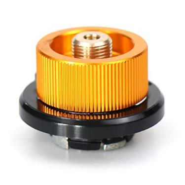 Imagem de Wemay Adaptador de cilindro Adaptador de válvula de cartucho de acampamento Adaptador de cilindro Fogão de acampamento Covert Lindal Type Adapter Valve