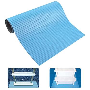 Imagem de SWIMLINE HYDROTOOLS Tapete de escada de piscina protetor para piscinas acima do solo – Segurança e estabilidade para escadas, degraus e escadas – Material durável premium, 23 cm x 91 cm