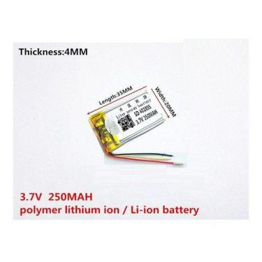 Imagem de Bateria Fone De Ouvido 3,7v 250mah 402035 3 Fios Headphones - KMIG