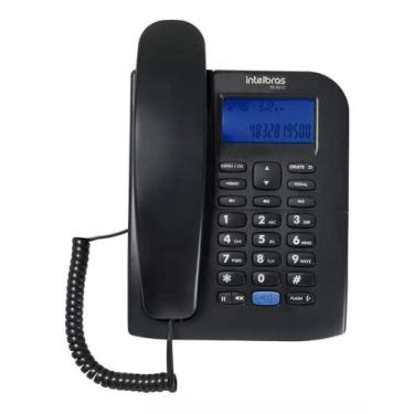 Imagem de Telefone Com Fio Intelbras TC 60 ID Preto