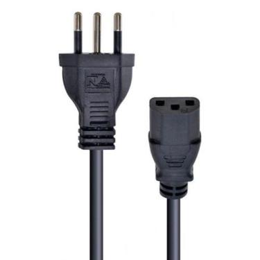 Imagem de cabo de forca para fonte 3x0,50 mm 3m - vinik