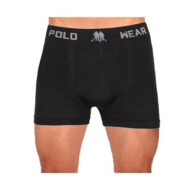 Imagem de Kit Cuecas Boxer Polo Wear Lisa Microfibra C/ 6 Peças, Sortido, G