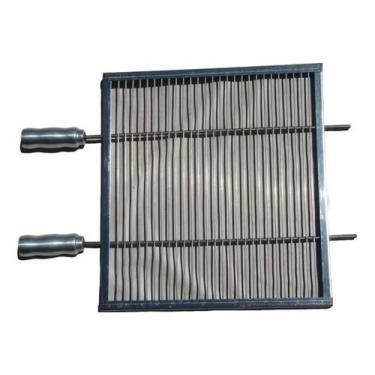 Imagem de Grelha Uruguaia Em Inox 50Cm Barra Redonda Plenitude