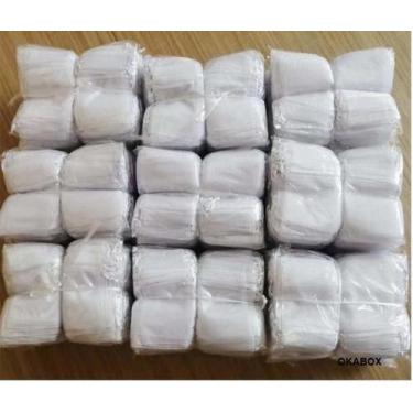 Imagem de Saco Organza Saquinho Atacado 10x15 - Branco - 1000 Unidades - OKABOX
