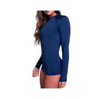 Imagem de camisa térmica feminina blusa proteção UV50+ segunda pele - TB modas, 