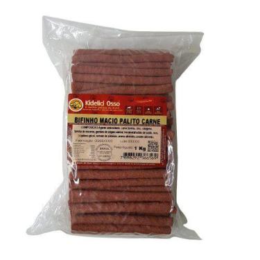 Imagem de Bifinho Macio Palito - Kidelici Osso - Sabor Carne - 1 Kg