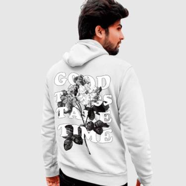 Imagem de Blusa Moletom Genuine Grit Masculina Estampada Algodão 30.1 Good Thing