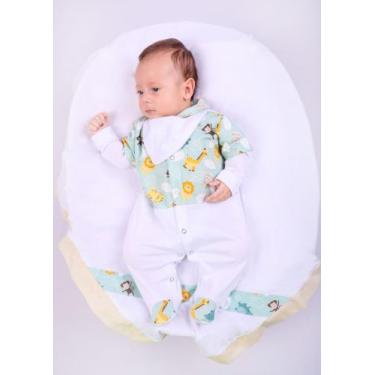 Imagem de Kit Saída De Maternidade Enzo - 04 Peças - Para Meninos - Lalu enxovai