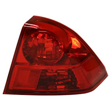 Imagem de TYC Conjunto de luz traseira direita compatível com Honda Civic 2003-2005