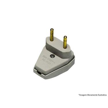 Imagem de Plug Macho Gigante 2P 10A Cz Interneed c/10pcs
