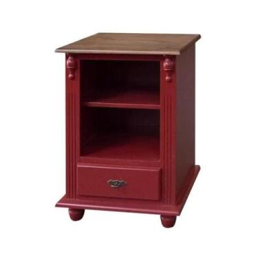 Imagem de Estante Pequena com Gaveta e Pés Torneados - Tommy Design - Meyer, Ver