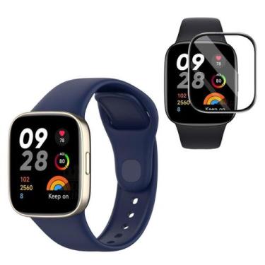 Imagem de Pulseira De Silicone + Película Para Xiaomi Redmi Watch 3 - Tech King