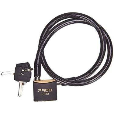 Imagem de Cadeado para Bicicleta 30mm Preto Pado - NoBrand