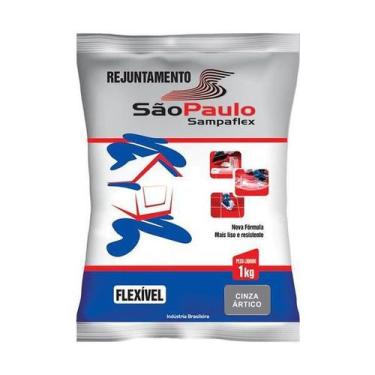Imagem de Rejunte Flexível Cinza Ártico 1Kg Sampaflex