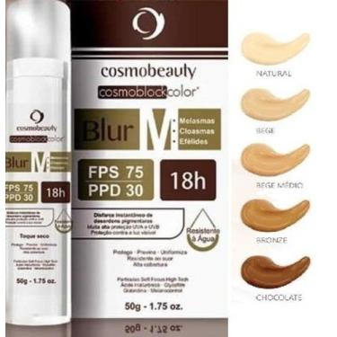 Imagem de Blur M Fps 75  Ppd 30 18h De Proteção 50g. - Cosmobeauty, Bege