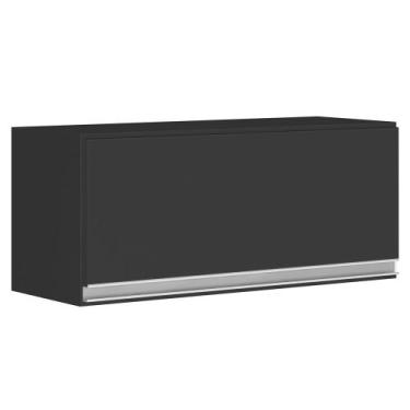 Imagem de Armário Aéreo Multiuso Geladeira Lux 80cm 100% MDF 01 Porta Basculante