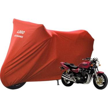 Imagem de Capa Para Moto Yamaha XJR 1200 Alta Durabilidade Com Logo - Mz, Vermel