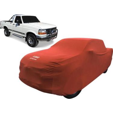Imagem de Capa Tecido Proteção Camionete Ford F1000 Cabine Simples - Mz, Vermelh