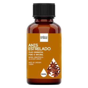 Imagem de Óleo Essencial Anis Estrelado 100ml - Puro E Natural - Essência do Bra