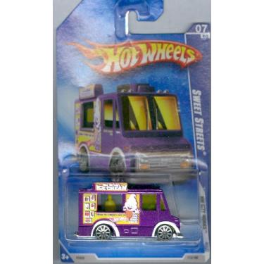 Imagem de Hot Wheels 2009-113 Sweet Streets HW City Works PURPLE Ice Cream Truck 1:64 Scale