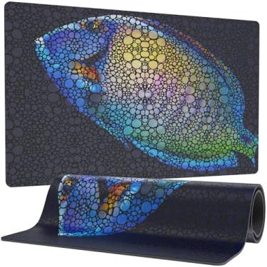 Imagem de FL!PPER Flipper Aquarium Mat with Tang Artwork - Waterproof and Cushioned for Aquariums, Floor Mat, Desk Pad, and Decorative Gift for Hobbyists